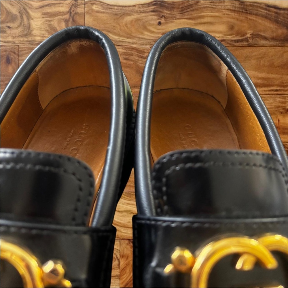 Gucci moccasin leather spice lux Napa loafers - Picture 5 of 10